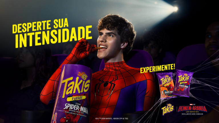 Takis e Sony Pictures se unem para o lançamento de Homem Aranha: “Um Novo Dia” em campanha global