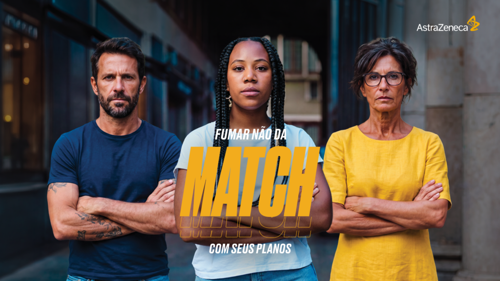 AstraZeneca leva linguagem dos “matches” à campanha sobre tabagismo