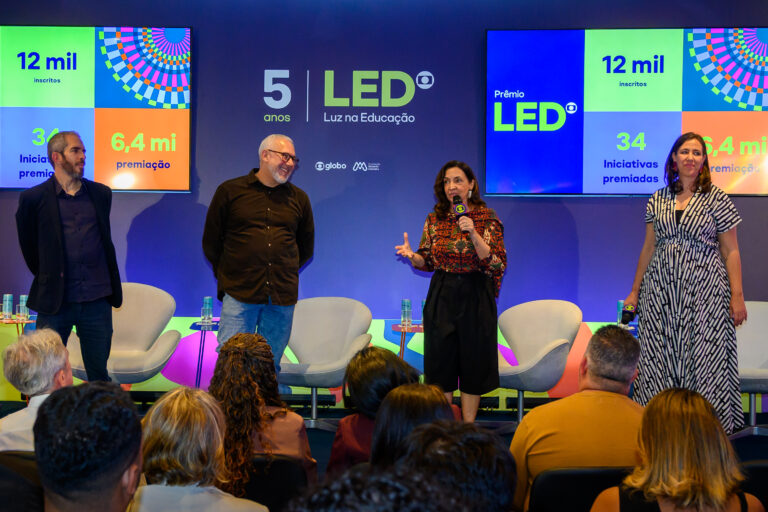 Cristovam Ferrara, João Alegria, Viridiana Bertolini, Mariana Vasconcelos. Cinco anos de Prêmio LED Globo revelam novo mapa da inovação na educação brasileira