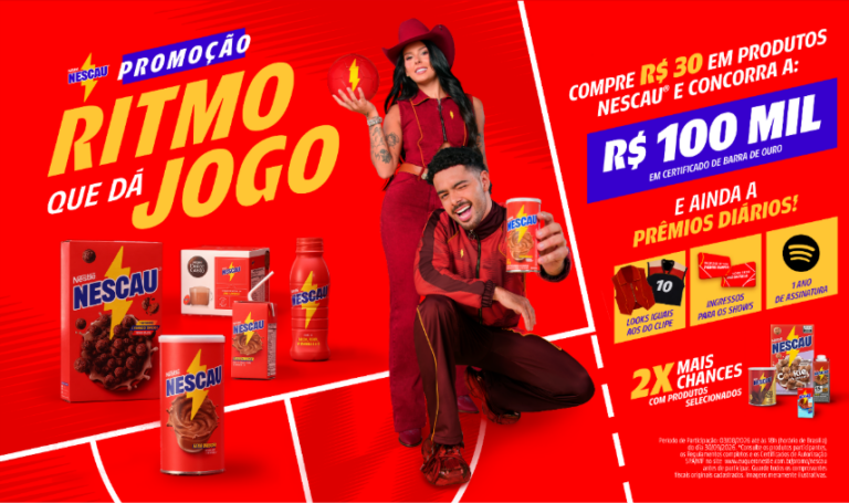 NESCAU® lança promoção "Ritmo que Dá Jogo" com Ana Castela e Pedro Sampaio