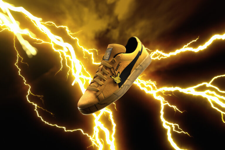 Tênis do Pikachu? PUMA transforma personagem em versão especial de seu clássico Suede