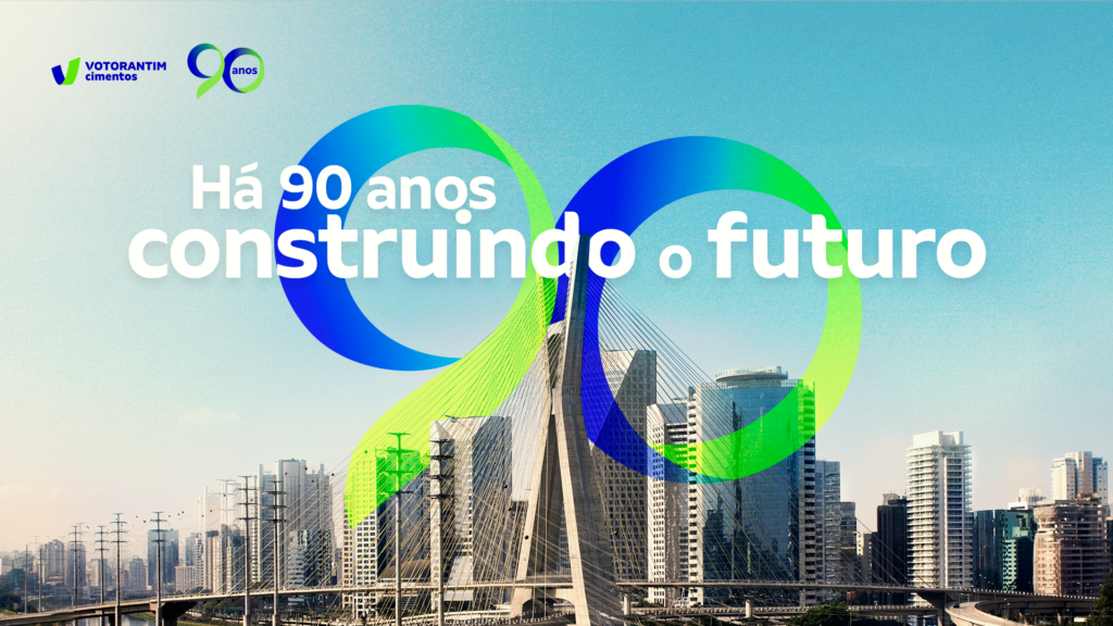 Votorantim Cimentos comemora 90 anos com campanha ampla de mídia