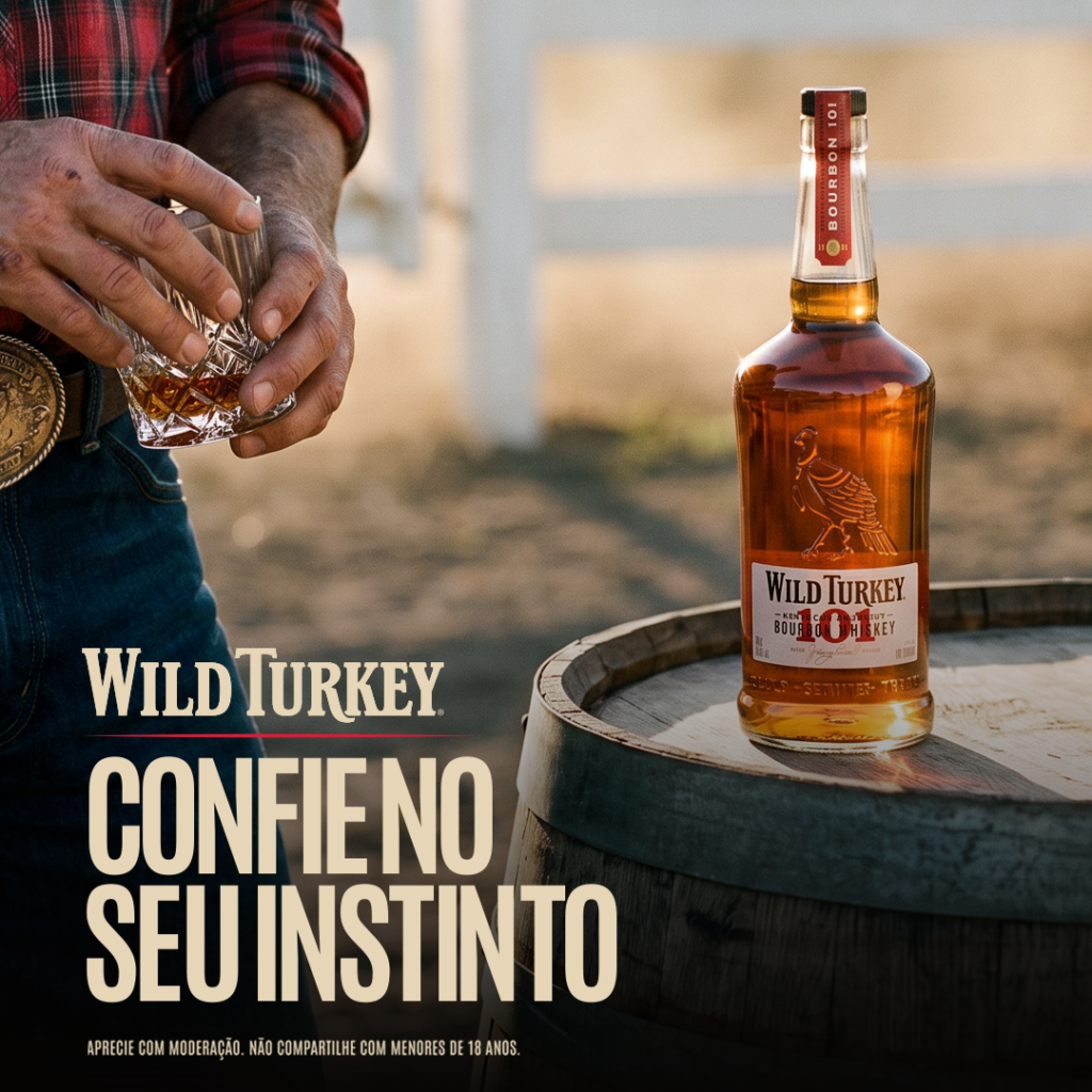 Wild Turkey lança campanha "Confie no seu Instinto" no Brasil