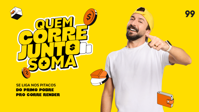 99 lança série com Primo Pobre para falar de ganhos e organização financeira com entregadores