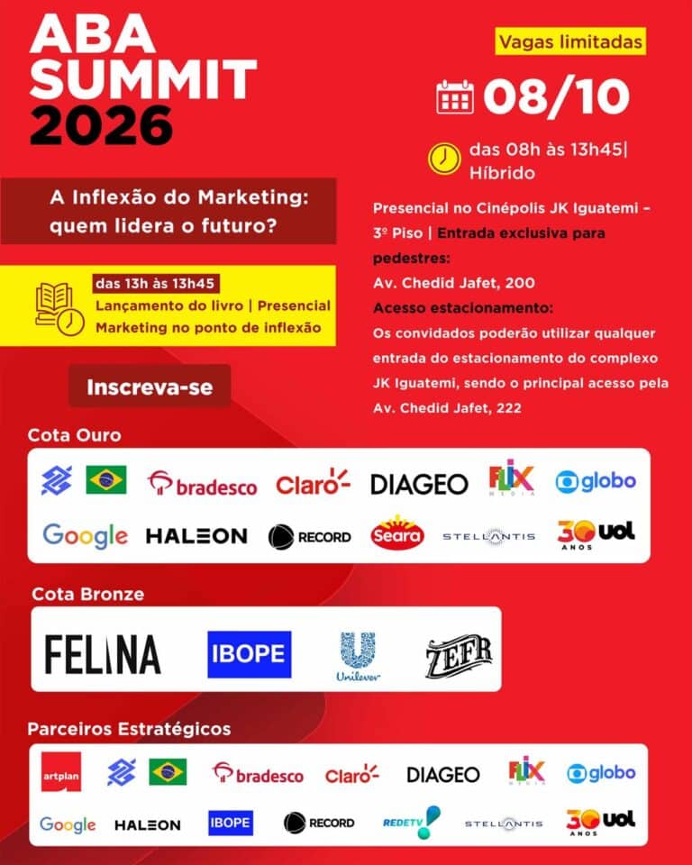ABA Summit 2026 debate novo papel da liderança de marketing nas empresas