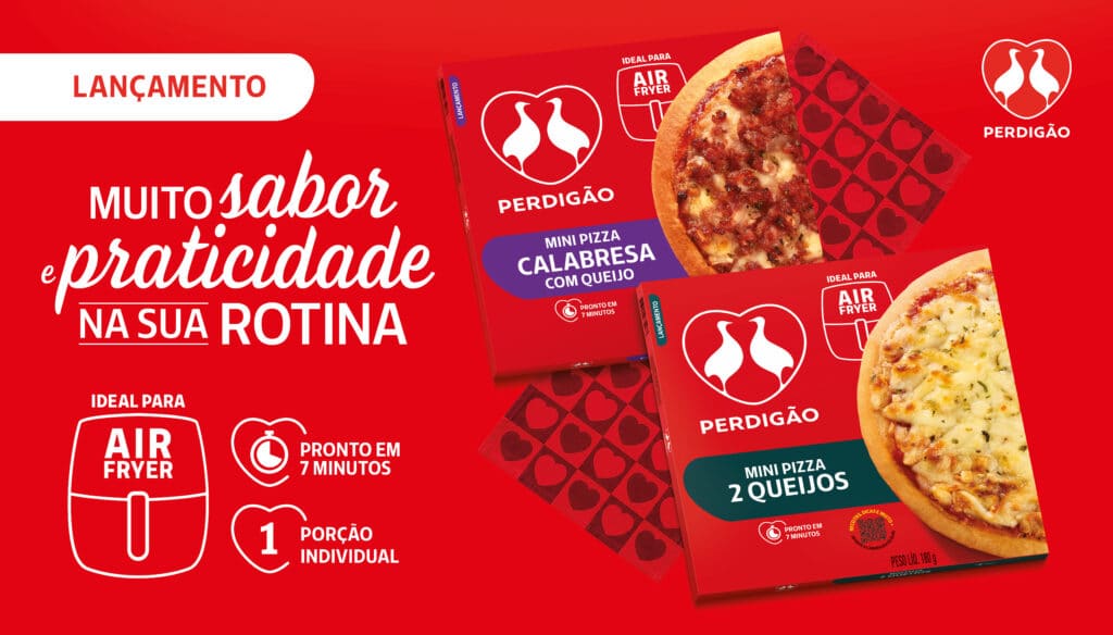 Perdigão expande portfólio com lançamentos voltados para uso na Air Fryer