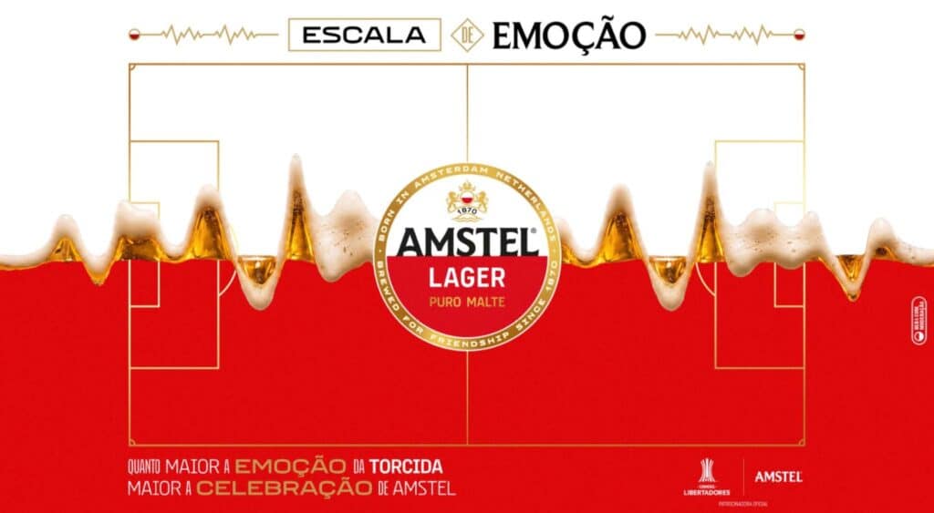 Gritou, ganhou: Amstel mede barulho da torcida na Libertadores e transforma emoção em desconto