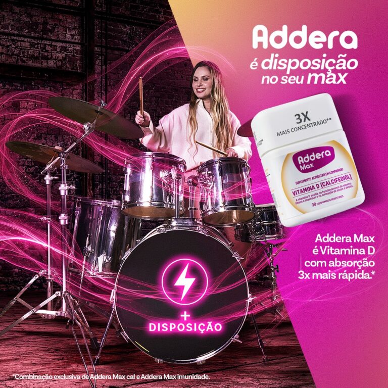 Addera conecta vitamina D e disposição em nova comunicação