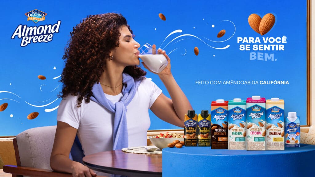 Tech & Soul conquista conta de Almond Breeze®, do Grupo Piracanjuba, e assina primeira campanha para a marca