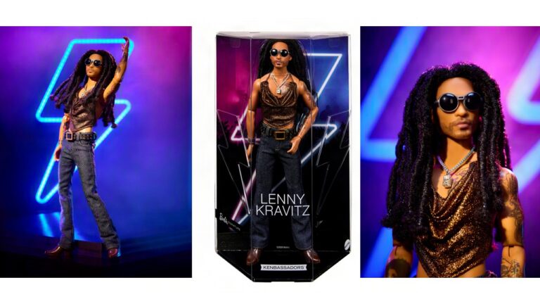 Lenny Kravitz ganha versão Ken em coleção da Barbie