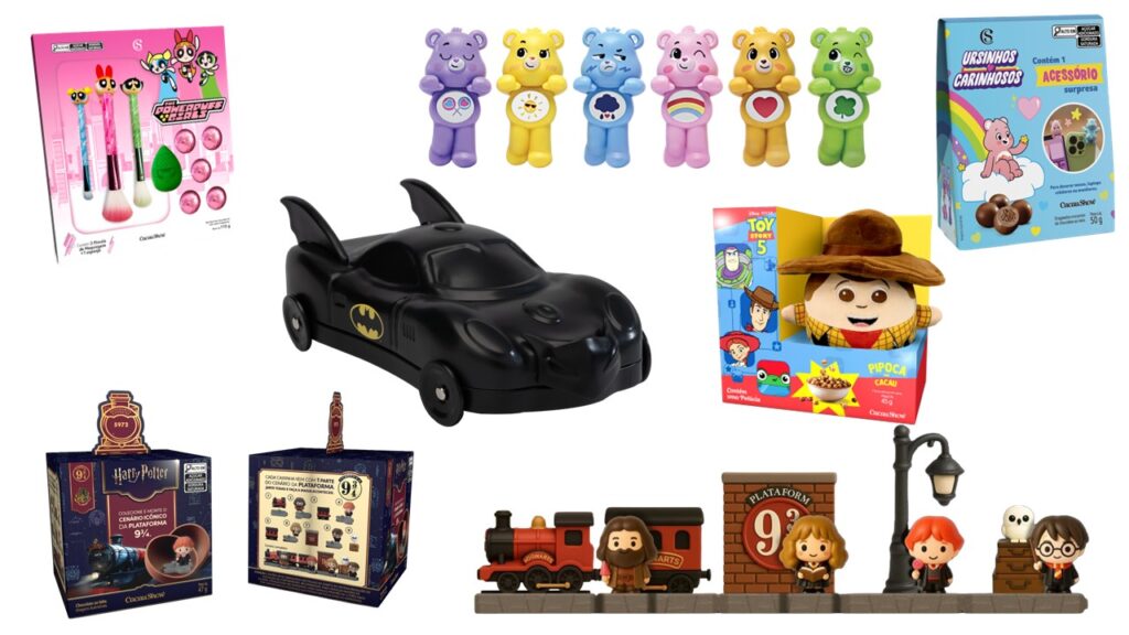 Harry Potter, Batman e Toy Story invadem o Dia das Crianças da Cacau Show