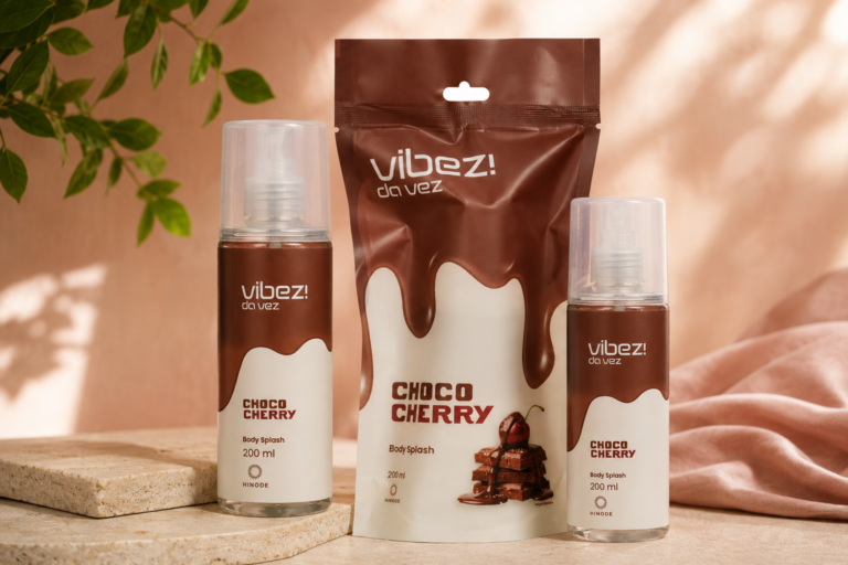Hinode apresenta Choco Cherry, novo body splash gourmand de vibez! da vez