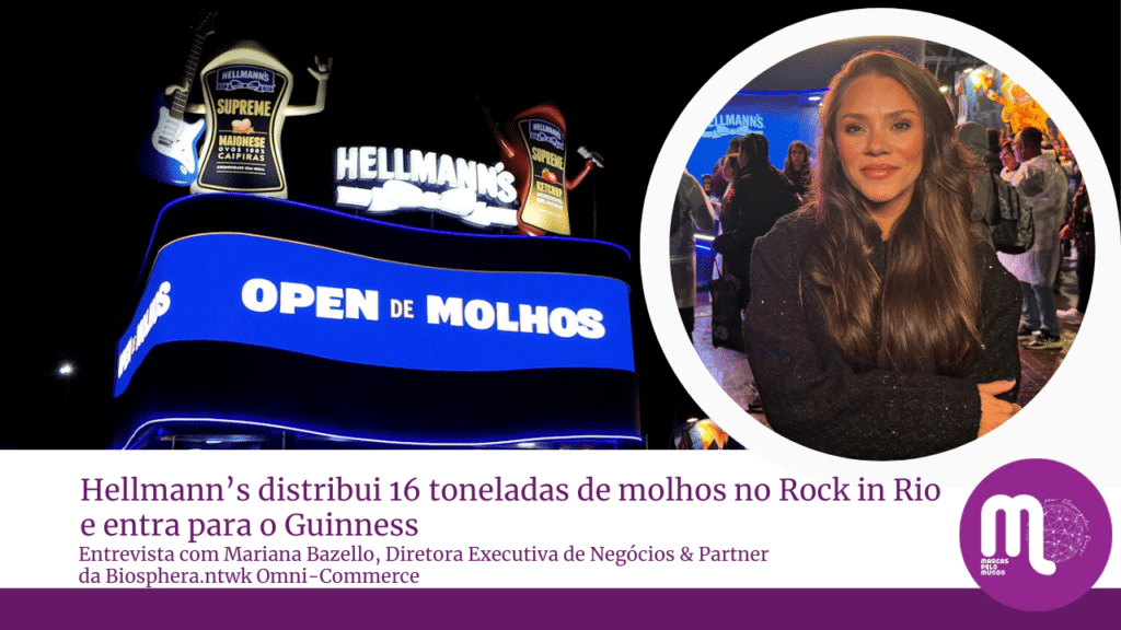 Hellmann’s distribui 16 toneladas de molhos no Rock in Rio e entra para o Guinness
