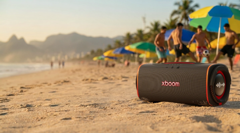 LG xboom Blast combina 220W, IA e som refinado por will.i.am