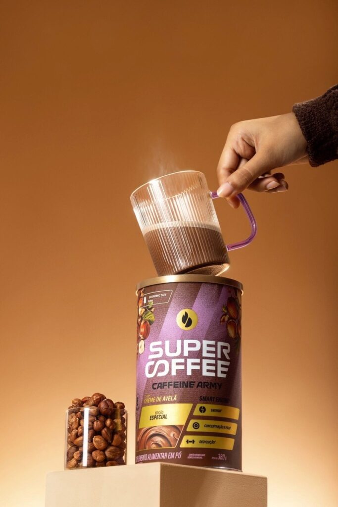 Caffeine Army retorna às origens com novo SuperCoffee Creme de Avelã