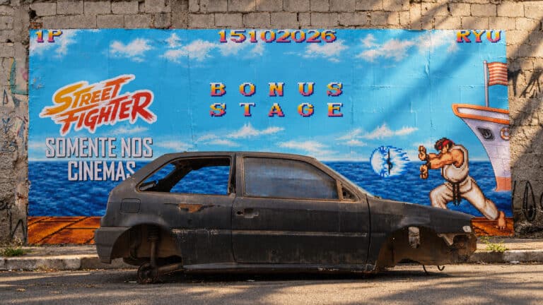 Paramount transforma carros abandonados em mídia para lançamento de Street Fighter