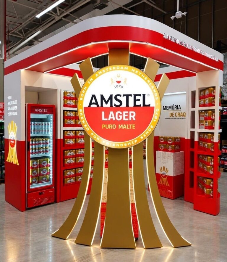 Amstel leva clima da Libertadores a mais de 1.800 pontos de venda pelo Brasil