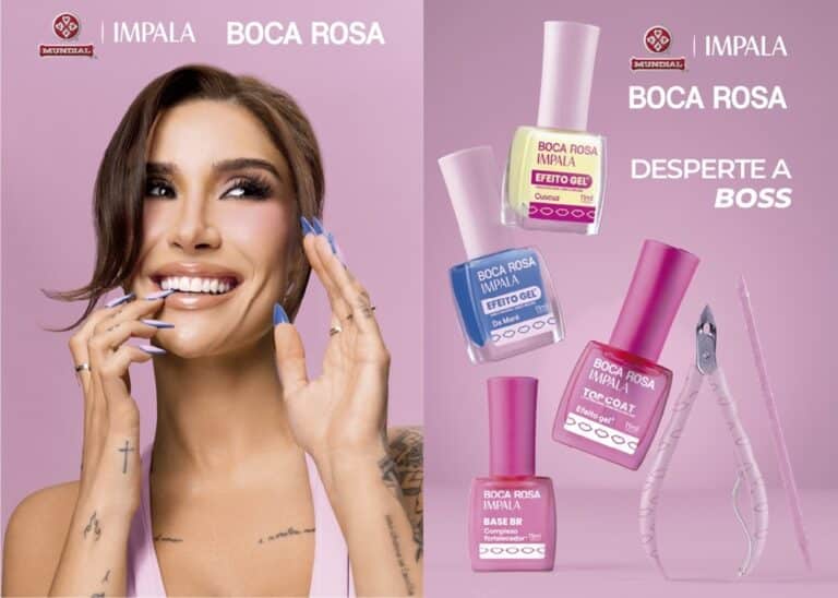 Bianca Andrade expande Boca Rosa para esmaltes com Mundial e Impala