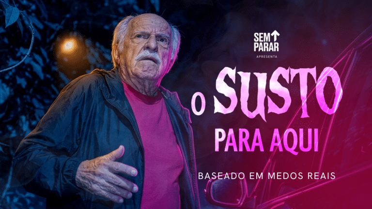 Ary Fontoura encara lobisomem em campanha de Halloween do Sem Parar