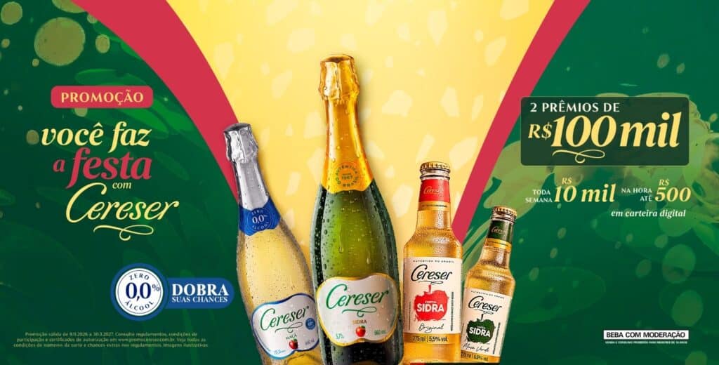 Cereser vai distribuir mais de R$ 500 mil em prêmios até o Carnaval