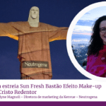 Neutrogena estreia protetor solar em bastão com cor aos pés do Cristo Redentor