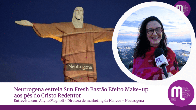 Neutrogena estreia protetor solar em bastão com cor aos pés do Cristo Redentor