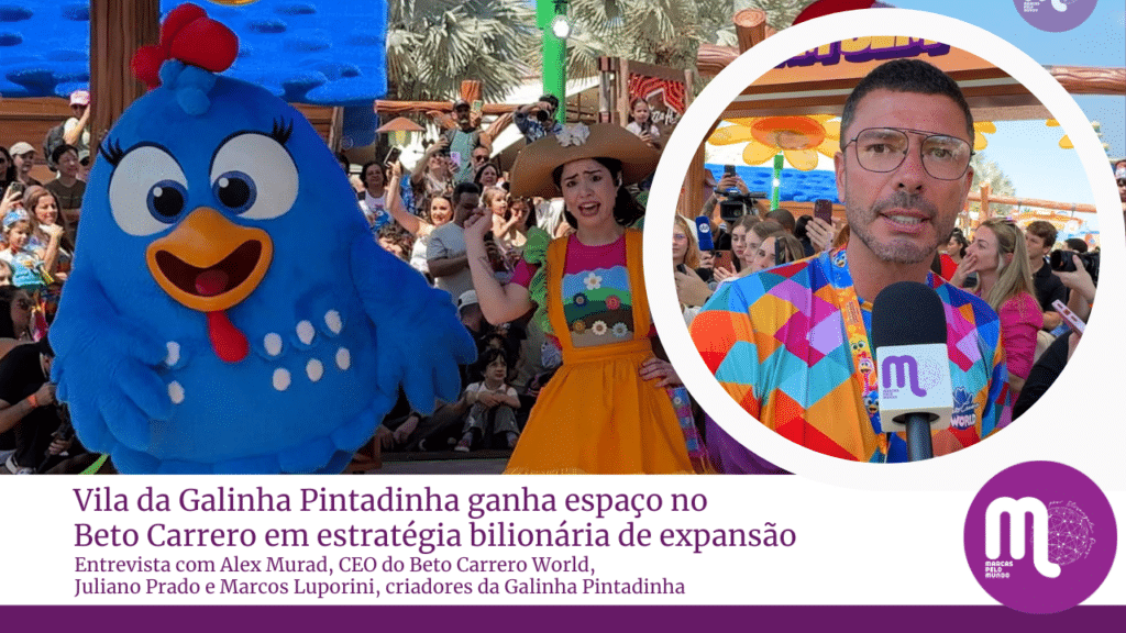 Vila da Galinha Pintadinha ganha espaço no Beto Carrero em estratégia bilionária de expansão