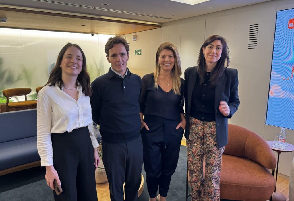 Juliana Cury, CMO do Itaú Unibanco; Leonardo Cid, CMO & Clubs Managing Director da JHSF; Adriana dos Santos, diretora do Itaú Personnalité; Paola Sarkis, diretora do Itaú Private Bank.
