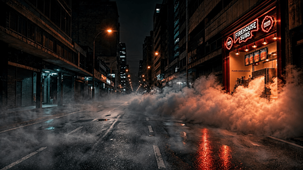 Firehouse Subs leva clima de filme de terror ao Halloween em campanha da ISLA