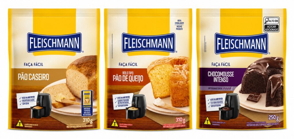 Fleischmann cria linha para air fryer com pão caseiro sem sova e bolos de preparo rápido
