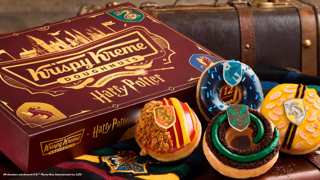 Krispy Kreme cria donuts inspirados nas casas de Hogwarts de Harry Potter
