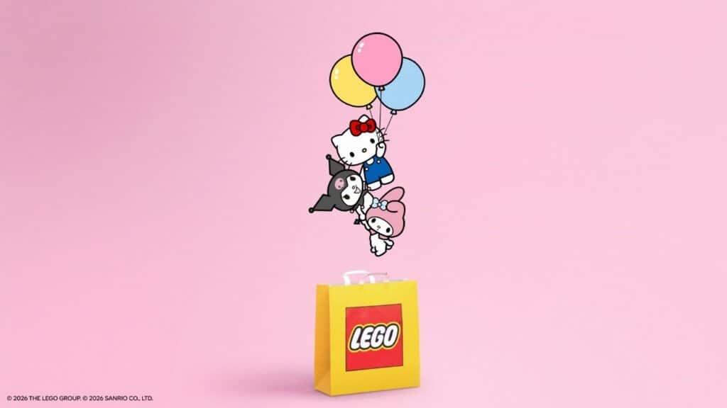 Hello Kitty entra no universo LEGO pela primeira vez em 2027