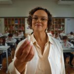 Fundação Bradesco destaca reencontro entre professora e ex-alunos em campanha