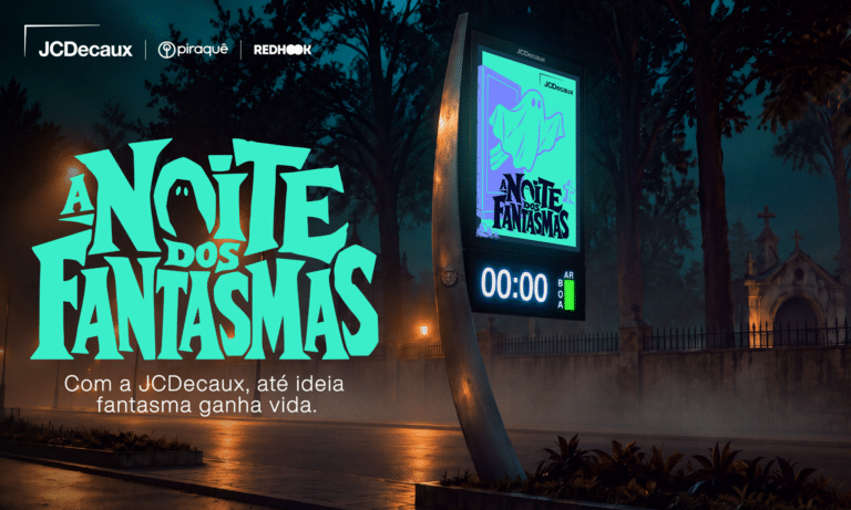 JCDecaux transforma “anúncios fantasmas” de estudantes em campanhas reais no Halloween