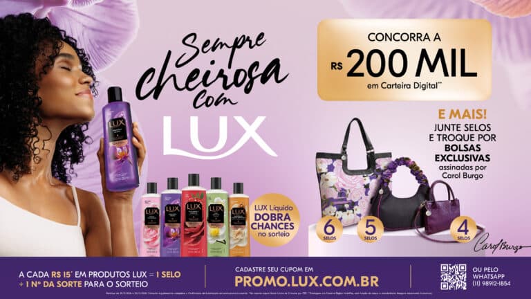 LUX cria coleção de bolsas com Carol Burgo em promoção nacional