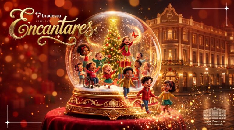 Natal do Bradesco no Palácio Avenida anuncia edição de 2026 com o tema Encantares