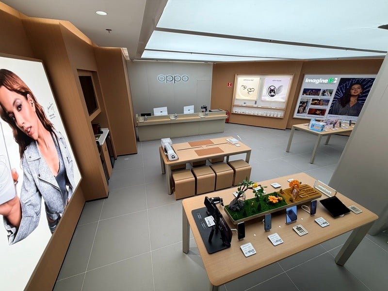 OPPO abre primeira loja própria no Brasil e planeja expansão para seis estados
