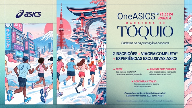 ASICS vai levar dois corredores brasileiros à Maratona de Tóquio 2027
