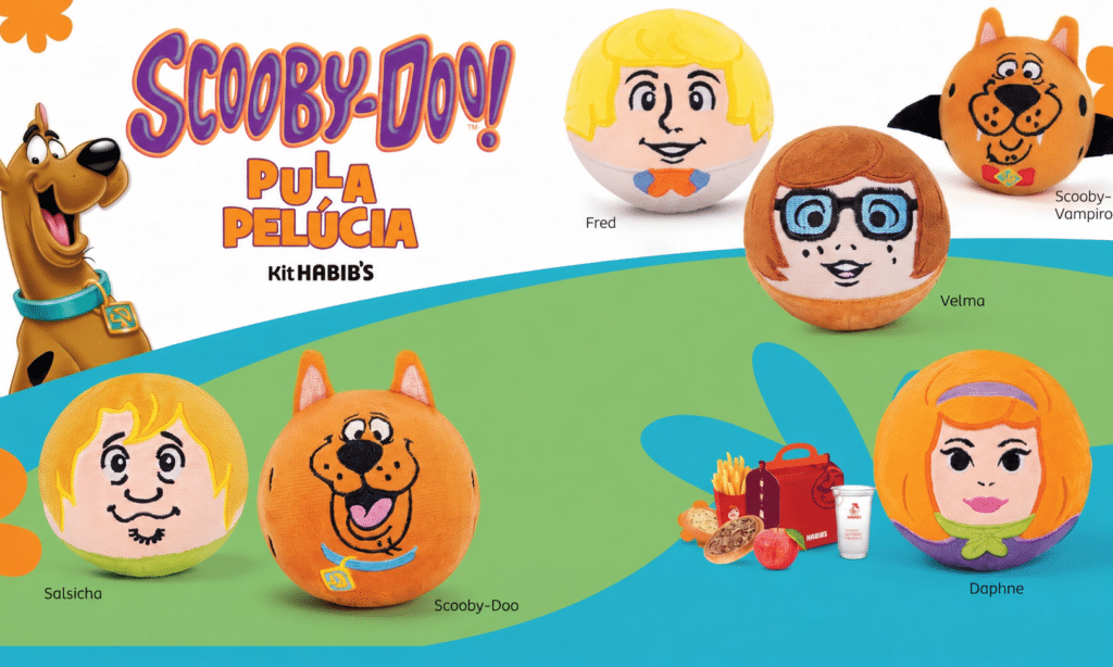 Habib’s e Ragazzo celebram o Mês das Crianças com Scooby-Doo e sua turma