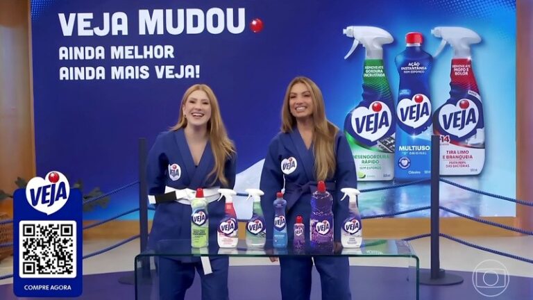 Patrícia Poeta e Dani Calabresa simulam disputa em campanha de Veja