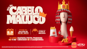 Burger King dá produtos grátis para quem aparecer de cabelo maluco