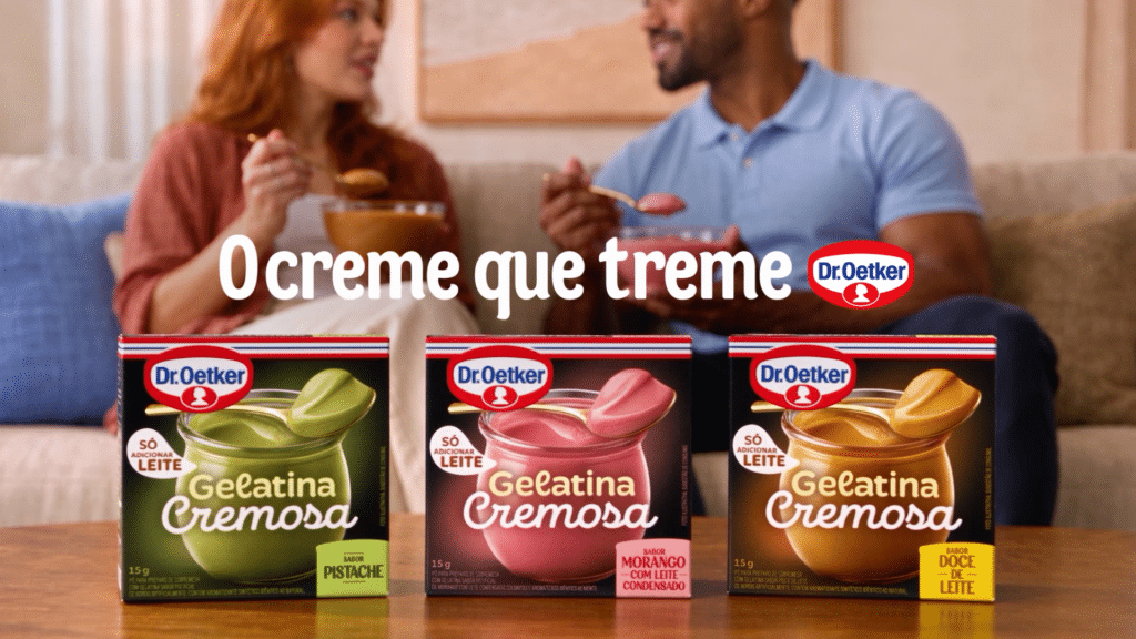 “Creme que treme” inspira campanha da Dr. Oetker criada pela Ampfy